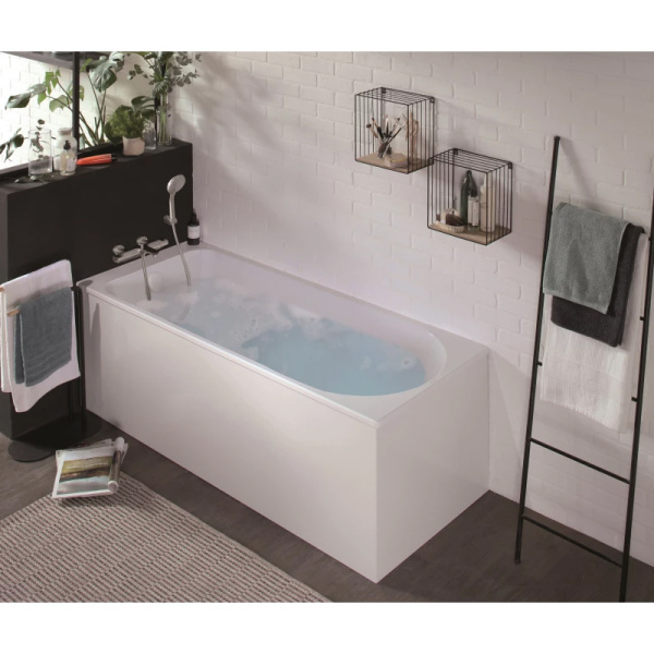 Ванна из искусственного камня Jacob Delafon Odeon Rive Gauche Flight 170x70 белая с ножками Ванна из искусственного камня Jacob Delafon Odeon Rive Gauche Flight 170x70 белая с ножками