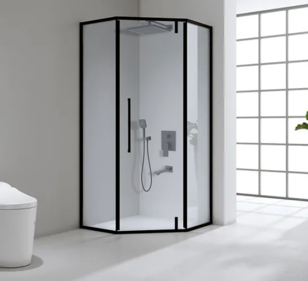 Душевой комплект AVS Cube 4в1черный матовый Душевой комплект AVS Cube 4в1черный матовый