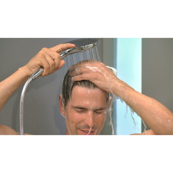 Душевая лейка Hansgrohe Raindance Select E120 26520400 хром/белый Душевая лейка Hansgrohe Raindance Select E120 26520400 хром/белый