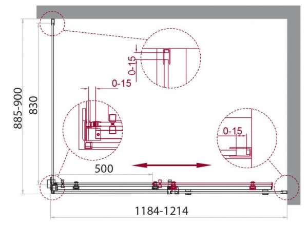 Душевой уголок BelBagno Acqua ACQUA-AH-1-120/90-C-Cr 120х90 профиль хром, прозрачное стекло Душевой уголок BelBagno Acqua ACQUA-AH-1-120/90-C-Cr 120х90 профиль хром, прозрачное стекло