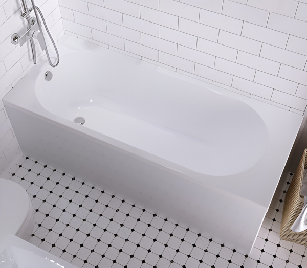 Акриловая ванна AVS Alta 170x70 белая с каркасом и экраном Акриловая ванна AVS Alta 170x70 белая с каркасом и экраном