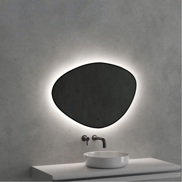 Зеркало AVS Люкс 85х60 черный Зеркало AVS Люкс 85х60 черный