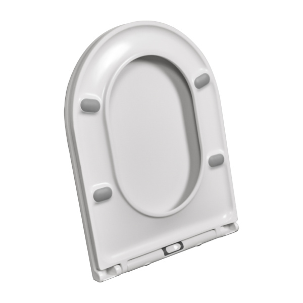 Крышка-сиденье AVS 6102 с микролифтом быстросъемное, белое Крышка-сиденье AVS 6102 с микролифтом быстросъемное, белое