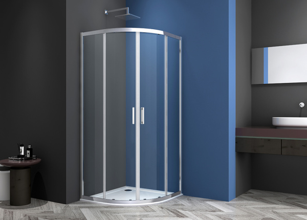 Душевой уголок AVS Раунд Изи 90x90 профиль хром, стекло прозрачное Душевой уголок AVS Раунд Изи 90x90 профиль хром, стекло прозрачное