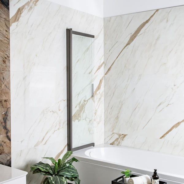 Шторка на ванну AVS Слайдер Плюс 80 см профиль оружейная сталь, стекло прозрачное Шторка на ванну AVS Слайдер Плюс 80 см профиль оружейная сталь, стекло прозрачное