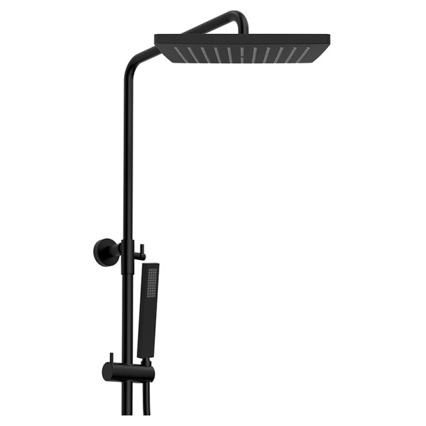 Душевая стойка AVS Cube 811-222-MB черный матовый Душевая стойка AVS Cube 811-222-MB черный матовый