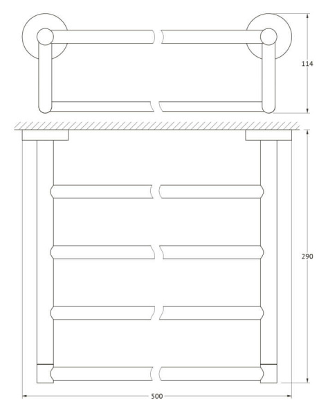 Полка для полотенца Harmonie Artwelle HAR 032 Полка для полотенца Harmonie Artwelle HAR 032