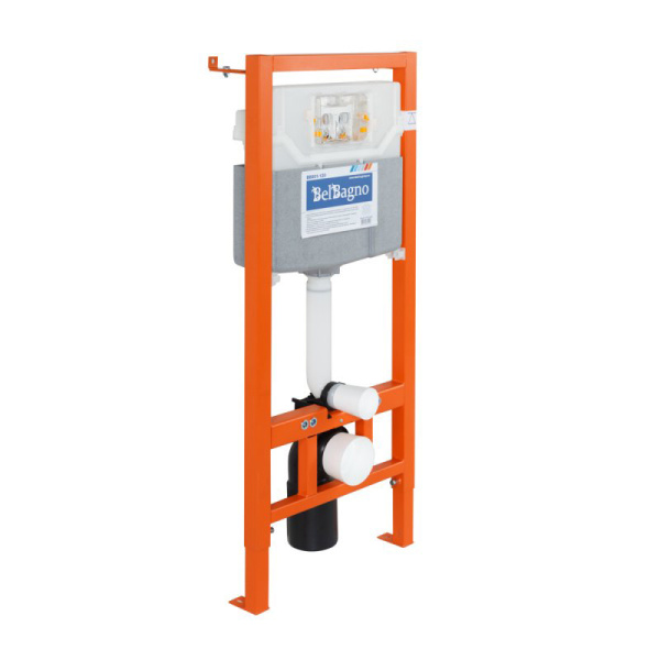 Комплект BelBagno 2в1: Инсталляция BB001-120 + Унитаз подвесной BB105CHR с микролифтом Комплект BelBagno 2в1: Инсталляция BB001-120 + Унитаз подвесной BB105CHR с микролифтом