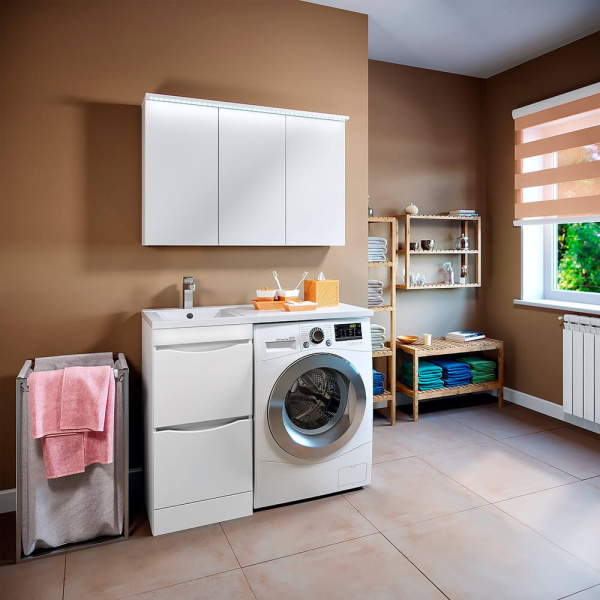 Тумба с раковиной Runo Орион 00-00000145+00-00001119 105 левая Тумба с раковиной Runo Орион 00-00000145+00-00001119 105 левая