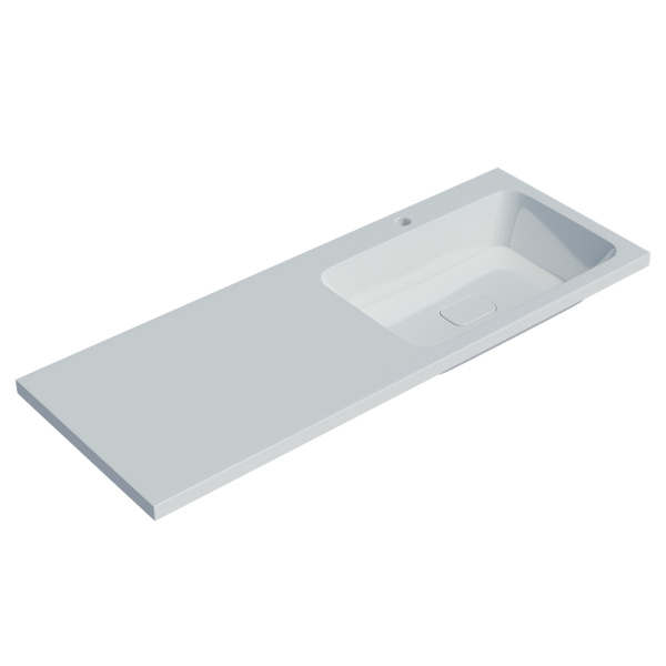 Раковина AVS Прима 130x48 R, белая Раковина AVS Прима 130x48 R, белая