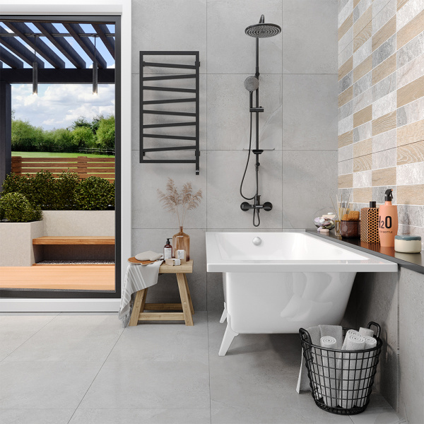 Ванна из искусственного камня Aqua de Marco Malta 170x80 белая с каменными ножками Ванна из искусственного камня Aqua de Marco Malta 170x80 белая с каменными ножками