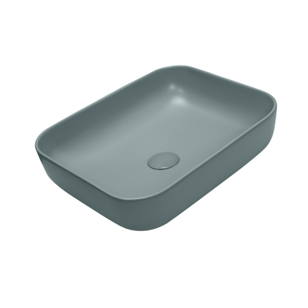 Раковина AVS Розал 50x39 зеленая матовая с донным клапаном Раковина AVS Розал 50x39 зеленая матовая с донным клапаном