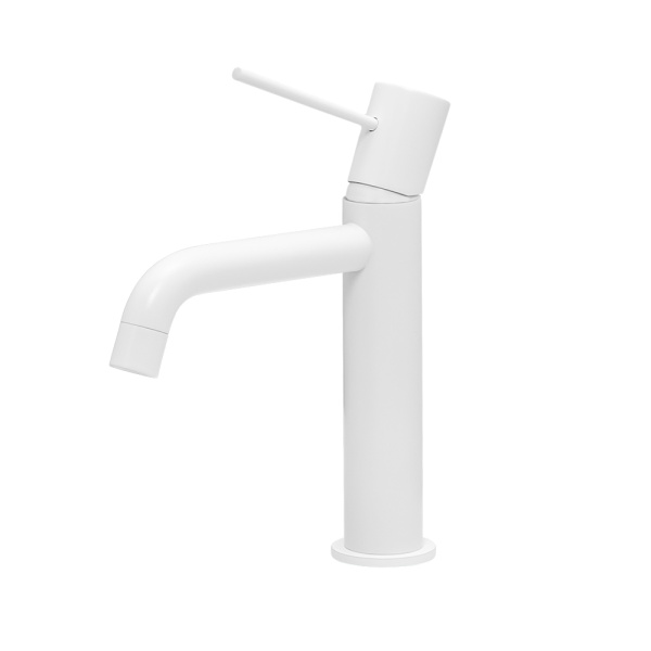 Смеситель для раковины AVS Slimmer белый матовый Смеситель для раковины AVS Slimmer белый матовый