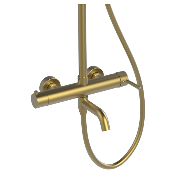 Душевая стойка AVS Slimmer брашированное золото Душевая стойка AVS Slimmer брашированное золото