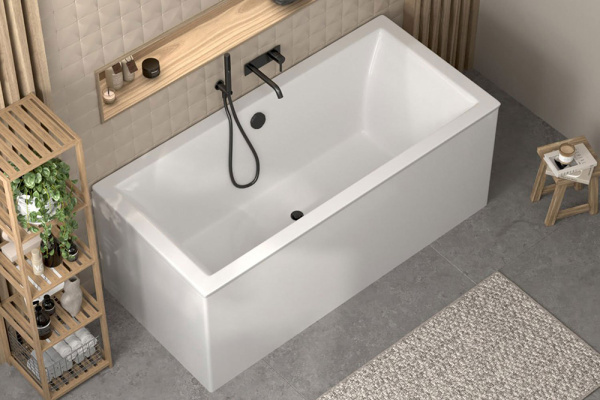 Акриловая ванна Alba Spa Kero 170x80 белая, без ножек Акриловая ванна Alba Spa Kero 170x80 белая, без ножек