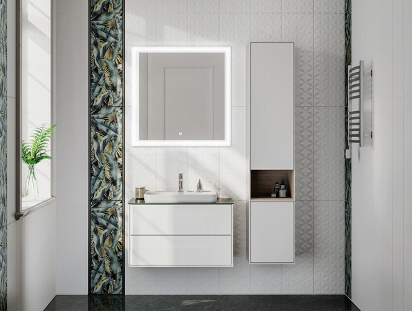 Шкаф-пенал Kerama Marazzi Plaza Modern 35 R белый Шкаф-пенал Kerama Marazzi Plaza Modern 35 R белый