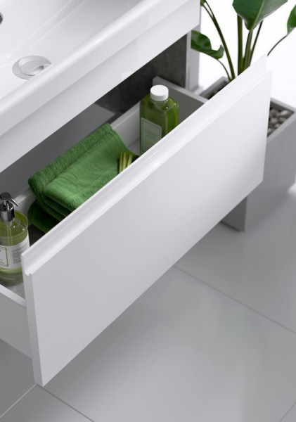 Тумба с раковиной Aqwella Smart SRT0108BS 80 белая Тумба с раковиной Aqwella Smart SRT0108BS 80 белая