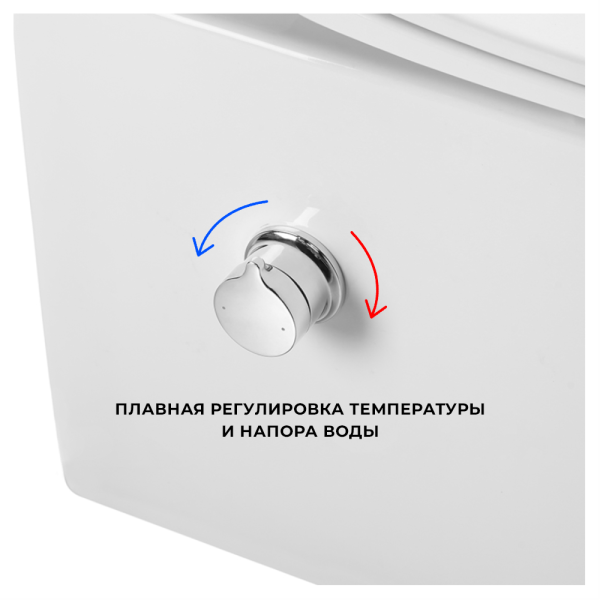 Унитаз подвесной AVS Плутон белый, с функцией биде