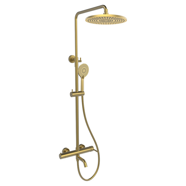 Душевая стойка AVS Slimmer брашированное золото Душевая стойка AVS Slimmer брашированное золото