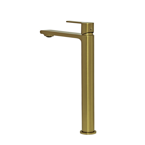 Смеситель для раковины AVS Elegant высокий, брашированное золото Смеситель для раковины AVS Elegant высокий, брашированное золото