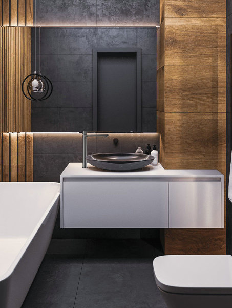 Смеситель для раковины AVS Elegant высокий, оружейная сталь Смеситель для раковины AVS Elegant высокий, оружейная сталь