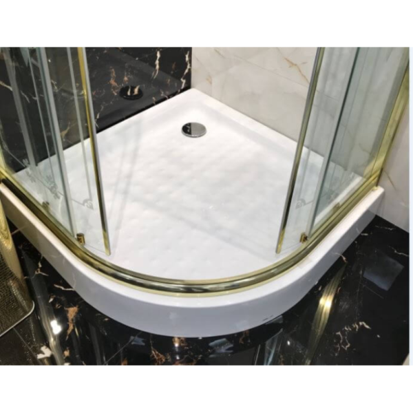 Поддон для душа Cezares Tray 100x100 белый, четверть круга, акрил, с сифоном Поддон для душа Cezares Tray 100x100 белый, четверть круга, акрил, с сифоном