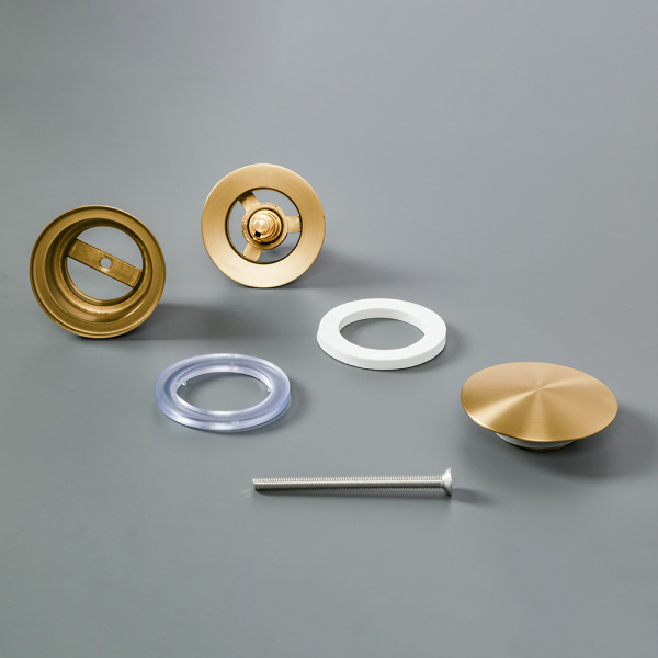 Донный клапан AVS универсальный, золото брашированное Донный клапан AVS универсальный, золото брашированное