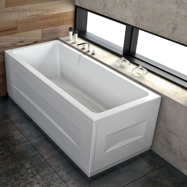 Акриловая ванна Kolpa-San Elektra 180х80 белая с каркасом, экранами и сливом-переливом Акриловая ванна Kolpa-San Elektra 180х80 белая с каркасом, экранами и сливом-переливом