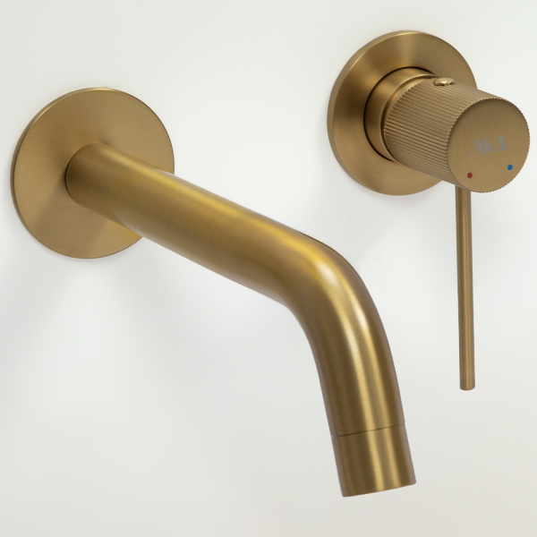 Смеситель для раковины AVS Pulse с внутренней частью, брашированное золото Смеситель для раковины AVS Pulse с внутренней частью, брашированное золото