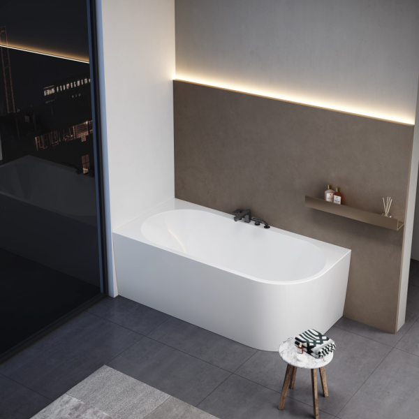 Акриловая ванна AVS Санья 180x85 L белая с донным клапаном Акриловая ванна AVS Санья 180x85 L белая с донным клапаном