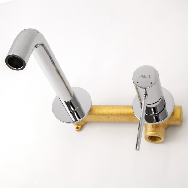 Смеситель для раковины AVS Slimmer с внутренней частью, хром Смеситель для раковины AVS Slimmer с внутренней частью, хром