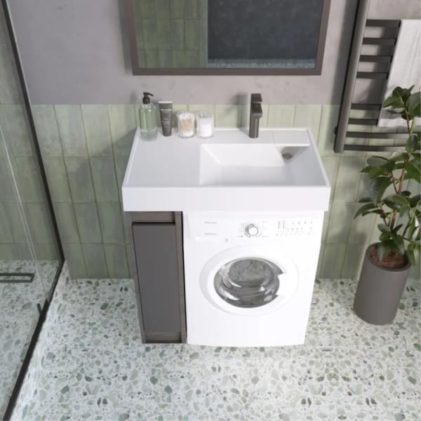 Раковина над стиральной машиной Madera Vega 80 белая Раковина над стиральной машиной Madera Vega 80 белая