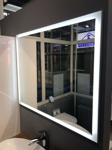 Зеркало с подсветкой AVS Селигер 100х80 см Зеркало с подсветкой AVS Селигер 100х80 см