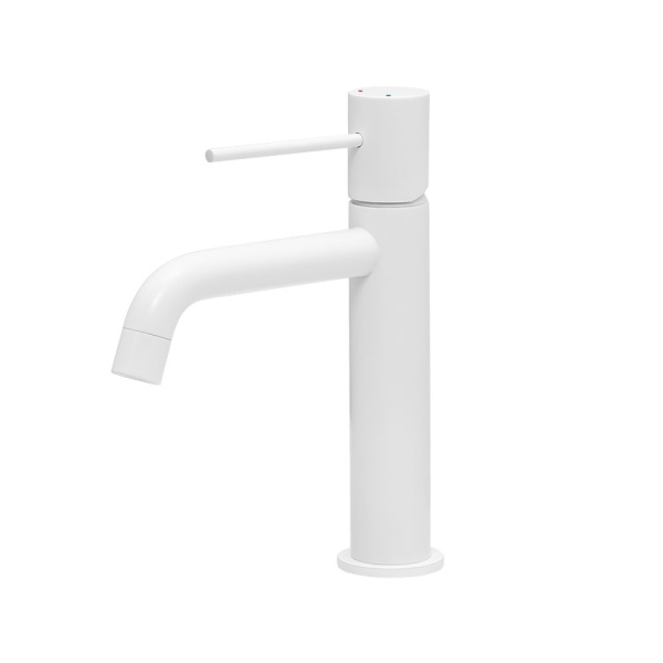 Смеситель для раковины AVS Slimmer белый матовый Смеситель для раковины AVS Slimmer белый матовый