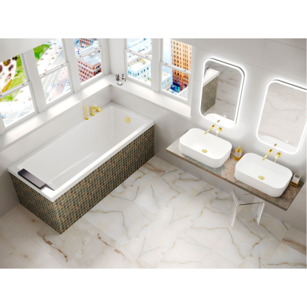 Акриловая ванна WHITECROSS Wave 180х80 белая, без каркаса Акриловая ванна WHITECROSS Wave 180х80 белая, без каркаса