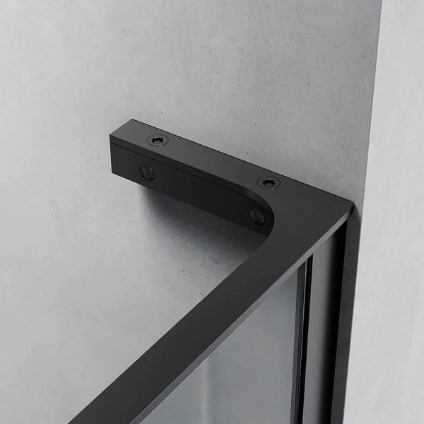 Душевая перегородка Veconi Korato KR-72B 120 профиль черный матовый, стекло прозрачное Душевая перегородка Veconi Korato KR-72B 120 профиль черный матовый, стекло прозрачное