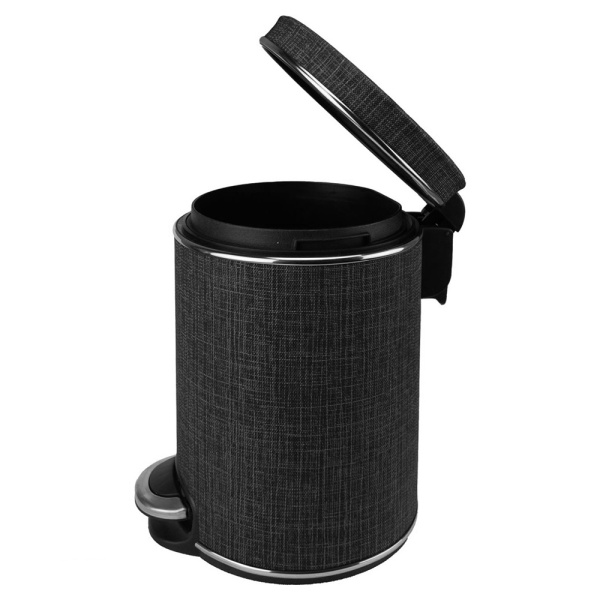 Ведро для мусора Geralis V-BBH-B 5 л серое/хром Ведро для мусора Geralis V-BBH-B 5 л серое/хром