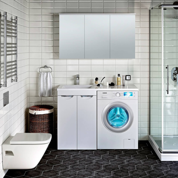 Тумба с раковиной Runo Лира УТ000003443+00-00001024 120 левая Тумба с раковиной Runo Лира УТ000003443+00-00001024 120 левая