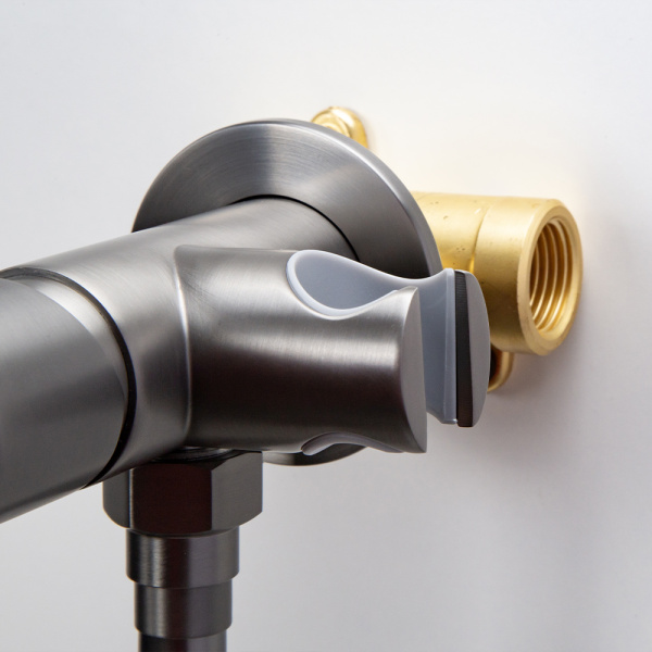 Гигиенический душ со смесителем AVS Slimmer оружейная сталь Гигиенический душ со смесителем AVS Slimmer оружейная сталь