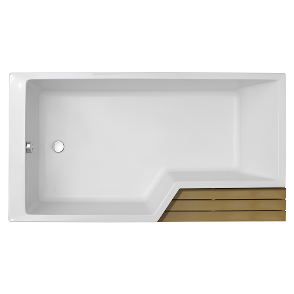 Акриловая ванна Jacob Delafon Bain Douche Neo 160х90 L белая без каркаса Акриловая ванна Jacob Delafon Bain Douche Neo 160х90 L белая без каркаса