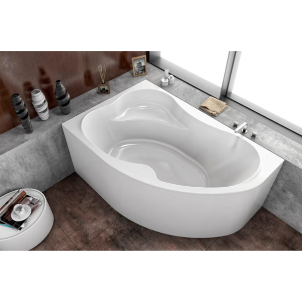 Акриловая ванна Kolpa-San Lulu 170х110 R белая, с каркасом и экраном Акриловая ванна Kolpa-San Lulu 170х110 R белая, с каркасом и экраном