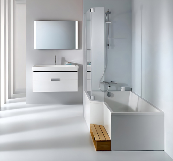 Акриловая ванна Jacob Delafon Bain Douche Neo 160х90 L белая без каркаса Акриловая ванна Jacob Delafon Bain Douche Neo 160х90 L белая без каркаса